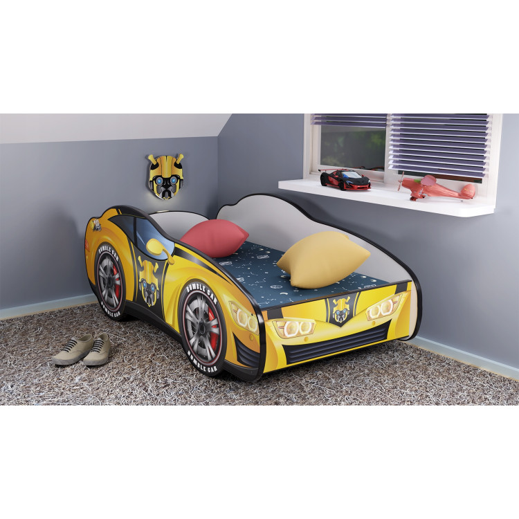 Detská auto posteľ Top Beds Racing Car Hero - Bumblecar 140cm x 70cm - 5cm